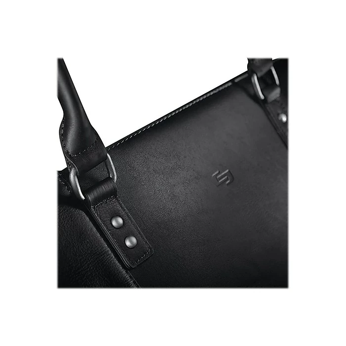 Solo New York Laptop Tote, Black Leather (VTA801-4) 5 Solo New York Laptop Tote, Black Leather (VTA801-4) - Image 5