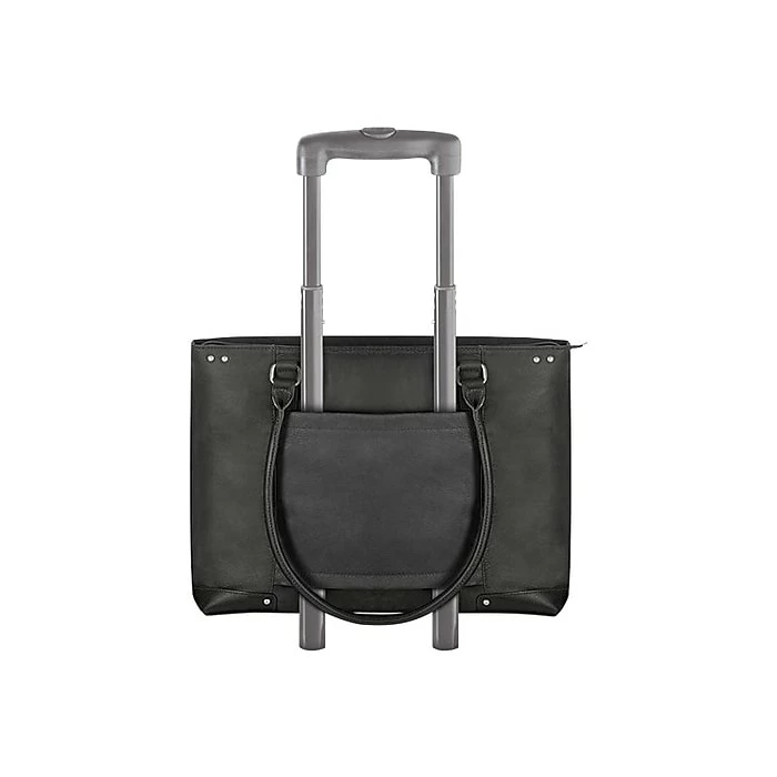Solo New York Laptop Tote, Black Leather (VTA801-4) 7 Solo New York Laptop Tote, Black Leather (VTA801-4) - Image 7
