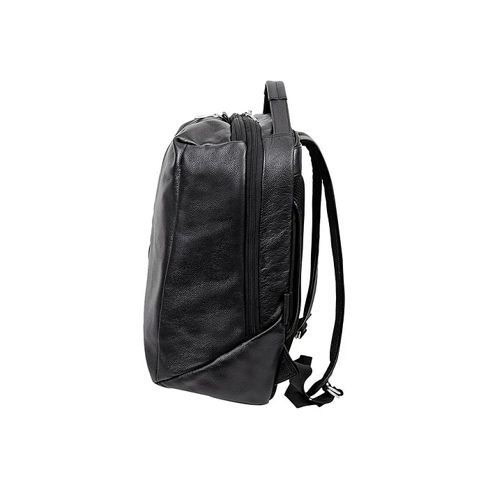 McKlein U Series South Shore Laptop Backpack, Black Leather (18885) 3 McKlein U Series South Shore Laptop Backpack, Black Leather (18885) - Image 3