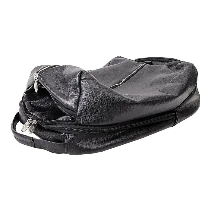 McKlein U Series South Shore Laptop Backpack, Black Leather (18885) 5 McKlein U Series South Shore Laptop Backpack, Black Leather (18885) - Image 5