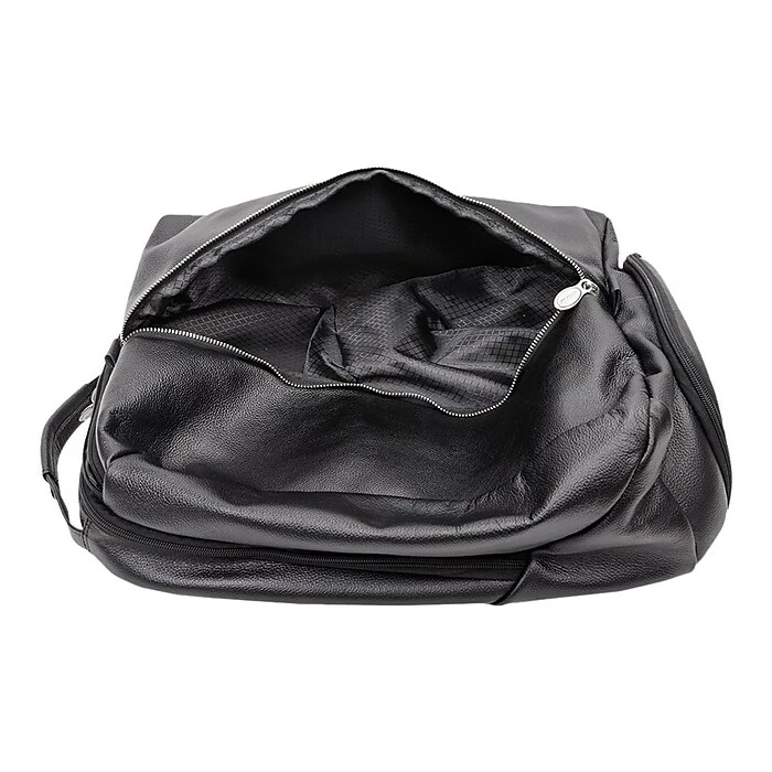McKlein U Series South Shore Laptop Backpack, Black Leather (18885) 7 McKlein U Series South Shore Laptop Backpack, Black Leather (18885) - Image 7