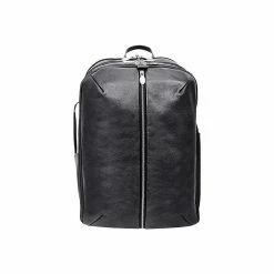 McKlein U Series Englewood Laptop Backpack, Black Leather (18895)