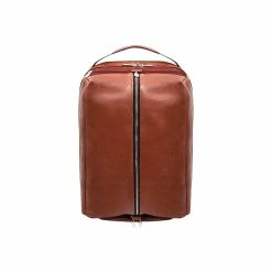 McKlein U Series South Shore Laptop Backpack, Brown Leather (18884)