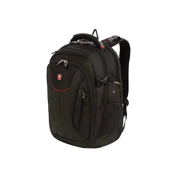 SwissGear Laptop Backpack, Red/Black Polyester (5358201421) 2 SwissGear Laptop Backpack, Red/Black Polyester (5358201421) - Image 2