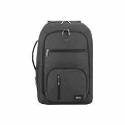 Solo New York Grand Travel Laptop Backpack, Gray Polyester (UBN780-10)