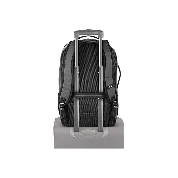 Solo New York Grand Travel Laptop Backpack, Gray Polyester (UBN780-10) 6 Solo New York Grand Travel Laptop Backpack, Gray Polyester (UBN780-10) - Image 6