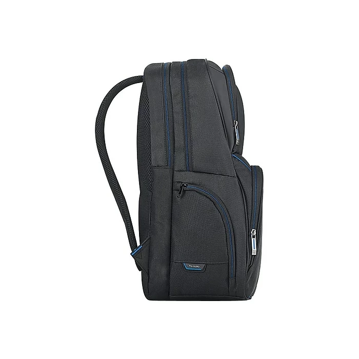Solo New York Thrive Laptop Backpack, Black/Blue Polyester (UBN701-44) 2 Solo New York Thrive Laptop Backpack, Black/Blue Polyester (UBN701-44) - Image 2