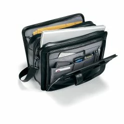 Samsonite Leather Expandable Laptop Briefcase, Black (43118-1041) -Laptop Bags & Cases Shop unnamed file 434