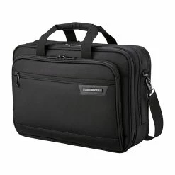 Samsonite Classic Business 2.0 Laptop Briefcase, Black Polyester (141274-1041)