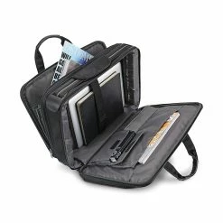 Solo New York Midtown Collection Paramount Laptop Briefcase, Black Polyester (SGB300-4) -Laptop Bags & Cases Shop unnamed file 441