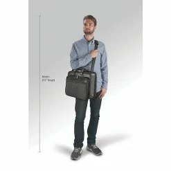 Solo New York Midtown Collection Paramount Laptop Briefcase, Black Polyester (SGB300-4) -Laptop Bags & Cases Shop unnamed file 444