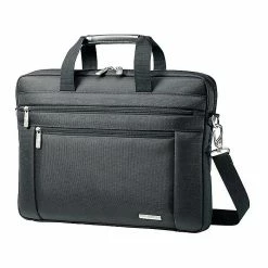 Samsonite Classic Laptop Briefcase, Black Nylon (43271-1041)
