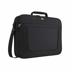 Case Logic Laptop Briefcase, Black Polyester (VNCI-217-BLACK)