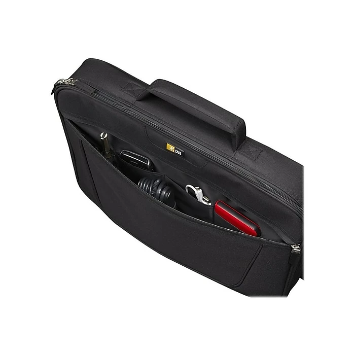 Case Logic Laptop Briefcase, Black Polyester (VNCI-217-BLACK) 3 Case Logic Laptop Briefcase, Black Polyester (VNCI-217-BLACK) - Image 3