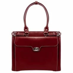 McKlein W Series Laptop Briefcase, Red Leather (94836) -Laptop Bags & Cases Shop unnamed file 531