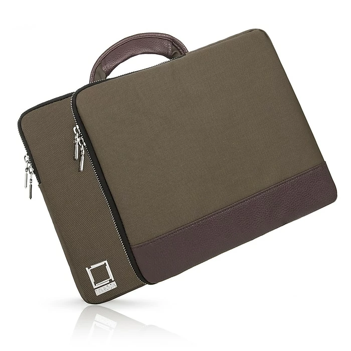 Lencca Laptop Sleeve Briefcase Fits 13.3 Inch Laptop, Forest Green (PT_LENLEA501_13) 1 Lencca Laptop Sleeve Briefcase Fits 13.3 Inch Laptop, Forest Green (PT_LENLEA501_13)