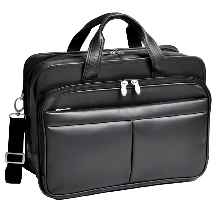 McKlein R Series Laptop Briefcase, Black Leather (83985) 1 McKlein R Series Laptop Briefcase, Black Leather (83985)