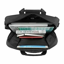 Solo New York Gravity Laptop Hybrid Briefcase, Black Polyester (GRV702-4) -Laptop Bags & Cases Shop unnamed file 608