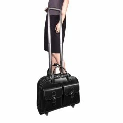 McKlein W Series Laptop Briefcase, Black Leather (96185A) -Laptop Bags & Cases Shop unnamed file 663
