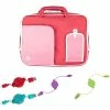Vangoddy Office Business Travel Laptop Case Up To 14 Inch Laptop + 4x MicroUSB Charging Cables, Pink