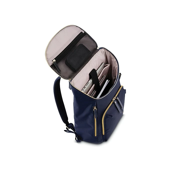 Samsonite Mobile Solution Deluxe Laptop Backpack, Navy Blue Nylon (128172-1598) 2 Samsonite Mobile Solution Deluxe Laptop Backpack, Navy Blue Nylon (128172-1598) - Image 2