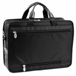 McKlein P Series Laptop Briefcase, Black Nylon (58435) -Laptop Bags & Cases Shop unnamed file 734
