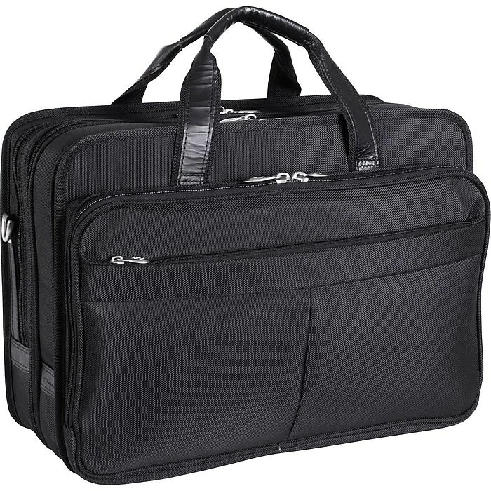 McKlein R Series Laptop Briefcase, Black Nylon (73985) 1 McKlein R Series Laptop Briefcase, Black Nylon (73985)