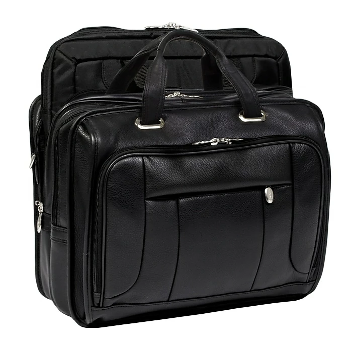 McKlein S Series Laptop Briefcase, Black Leather (15715) 2 McKlein S Series Laptop Briefcase, Black Leather (15715) - Image 2