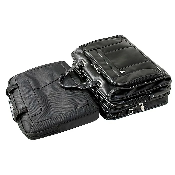 McKlein S Series Laptop Briefcase, Black Leather (15715) 4 McKlein S Series Laptop Briefcase, Black Leather (15715) - Image 4