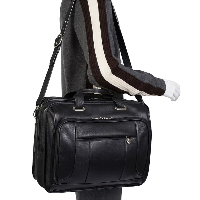 McKlein S Series Laptop Briefcase, Black Leather (15715) 5 McKlein S Series Laptop Briefcase, Black Leather (15715) - Image 5