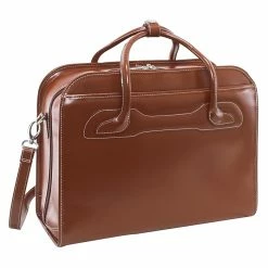 McKlein WILLOWBROOK W Series Laptop Briefcase, Brown Genuine Leather (94984) -Laptop Bags & Cases Shop unnamed file 748