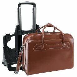 McKlein WILLOWBROOK W Series Laptop Briefcase, Brown Genuine Leather (94984) -Laptop Bags & Cases Shop unnamed file 753