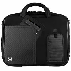 Vangoddy Office Business Travel Laptop Case Up To 14 Inch Laptop + 4x MicroUSB Charging Cables, Black -Laptop Bags & Cases Shop unnamed file 757