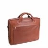 McKlein Montclare 13" Laptop Briefcase, Brown Leather (15494)