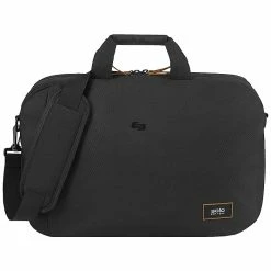 Solo Downtown Laptop Briefcase, Black Polyester (UBN301-4/1)