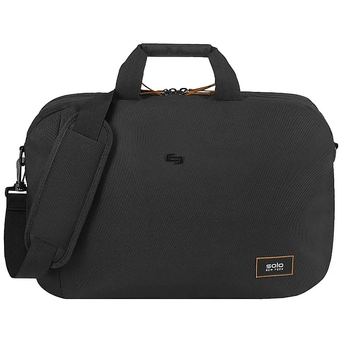 Solo Downtown Laptop Briefcase, Black Polyester (UBN301-4/1) 1 Solo Downtown Laptop Briefcase, Black Polyester (UBN301-4/1)
