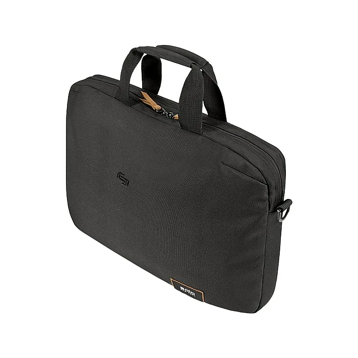 Solo Downtown Laptop Briefcase, Black Polyester (UBN301-4/1) 4 Solo Downtown Laptop Briefcase, Black Polyester (UBN301-4/1) - Image 4