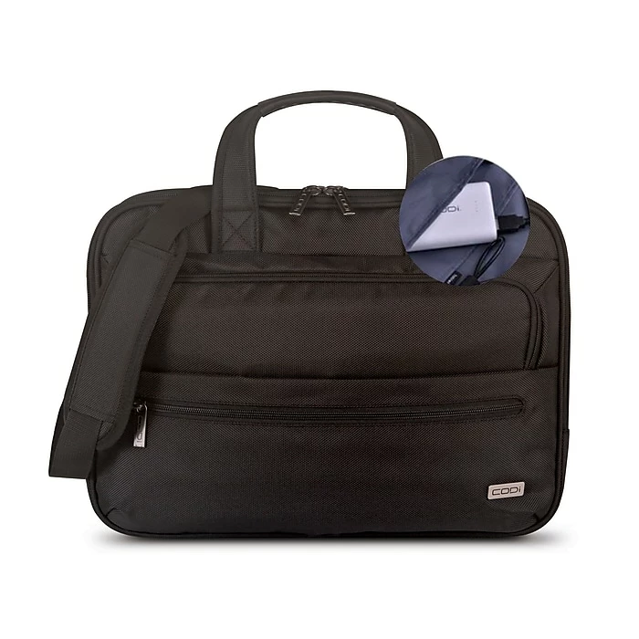 CODi Fortis Laptop Briefcase, Black (CK0000484) 2 CODi Fortis Laptop Briefcase, Black (CK0000484) - Image 2