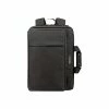 CODi Terra Laptop Hybrid Briefcase/Backpack, Black 100% Recycled Material (TER305-10)