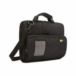 Case Logic Work-In Laptop Case W/ Pocket, Black Polyester (QNS311)
