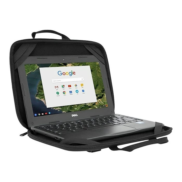 Targus Work-in Essentials Laptop Case, Black/Gray Polyester (TED 006GL) 4 Targus Work-in Essentials Laptop Case, Black/Gray Polyester (TED 006GL) - Image 4