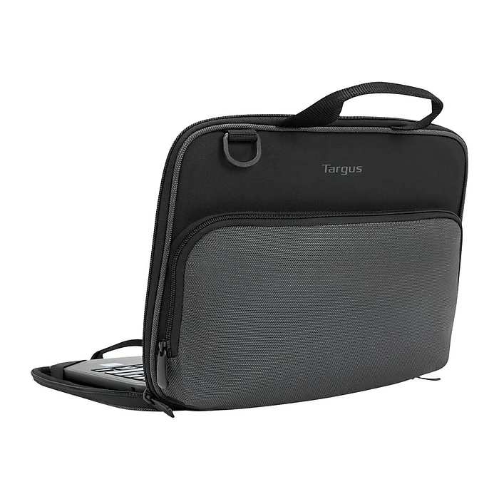 Targus Work-in Essentials Laptop Case, Black/Gray Polyester (TED 006GL) 5 Targus Work-in Essentials Laptop Case, Black/Gray Polyester (TED 006GL) - Image 5